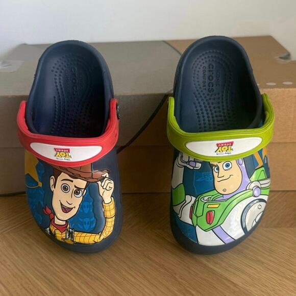 Crocs Toy Story Limited Edition Toddler Slip On Sandals - SZ 10 C - Picture 1 of 12